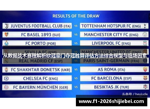从数据战术赛程解析欧冠豪门夺冠胜算评估方法综合模型与临场因素
